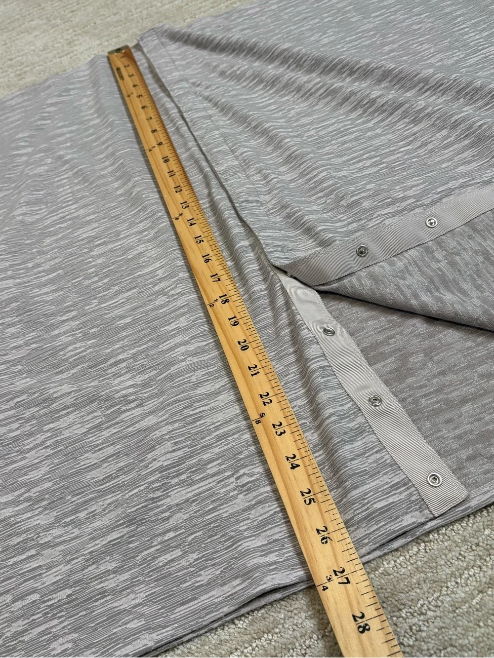 Lululemon Womens Vinyasa Scarf Snap Closure Reversible Wrap Cover Up Gray Marl